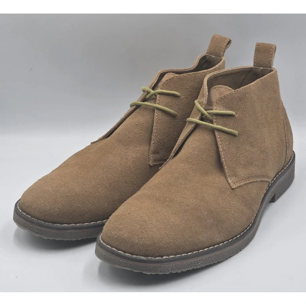 GH Bass Pearce Mens 11 D Tan Suede Leather Chukka Desert Boots Brown